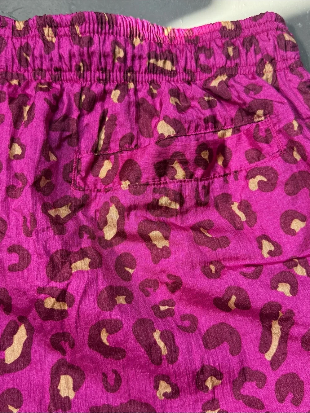 Champion Pink Leopard Print Athletic Shorts - Men’s Large  - Y2K